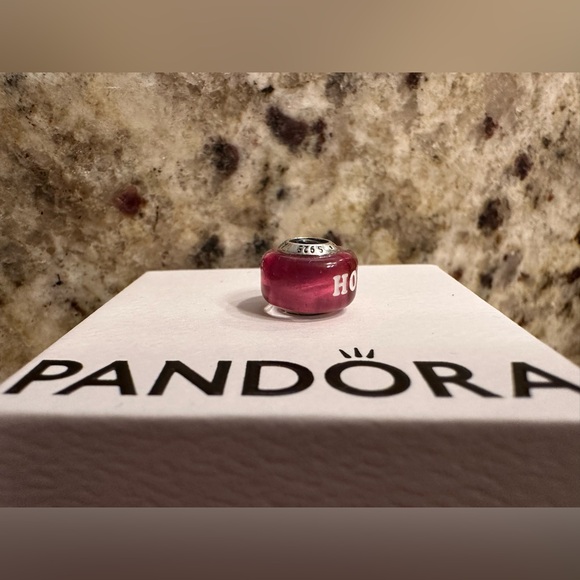 Pandora Hawaii Exclusive Honolulu Hibiscus Flower Pink Murano Charm - Picture 7 of 12